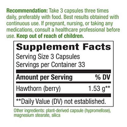 Baies d'Aubépine Nature's Way