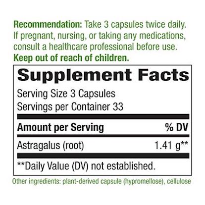 Nature's Way Astragalus Root