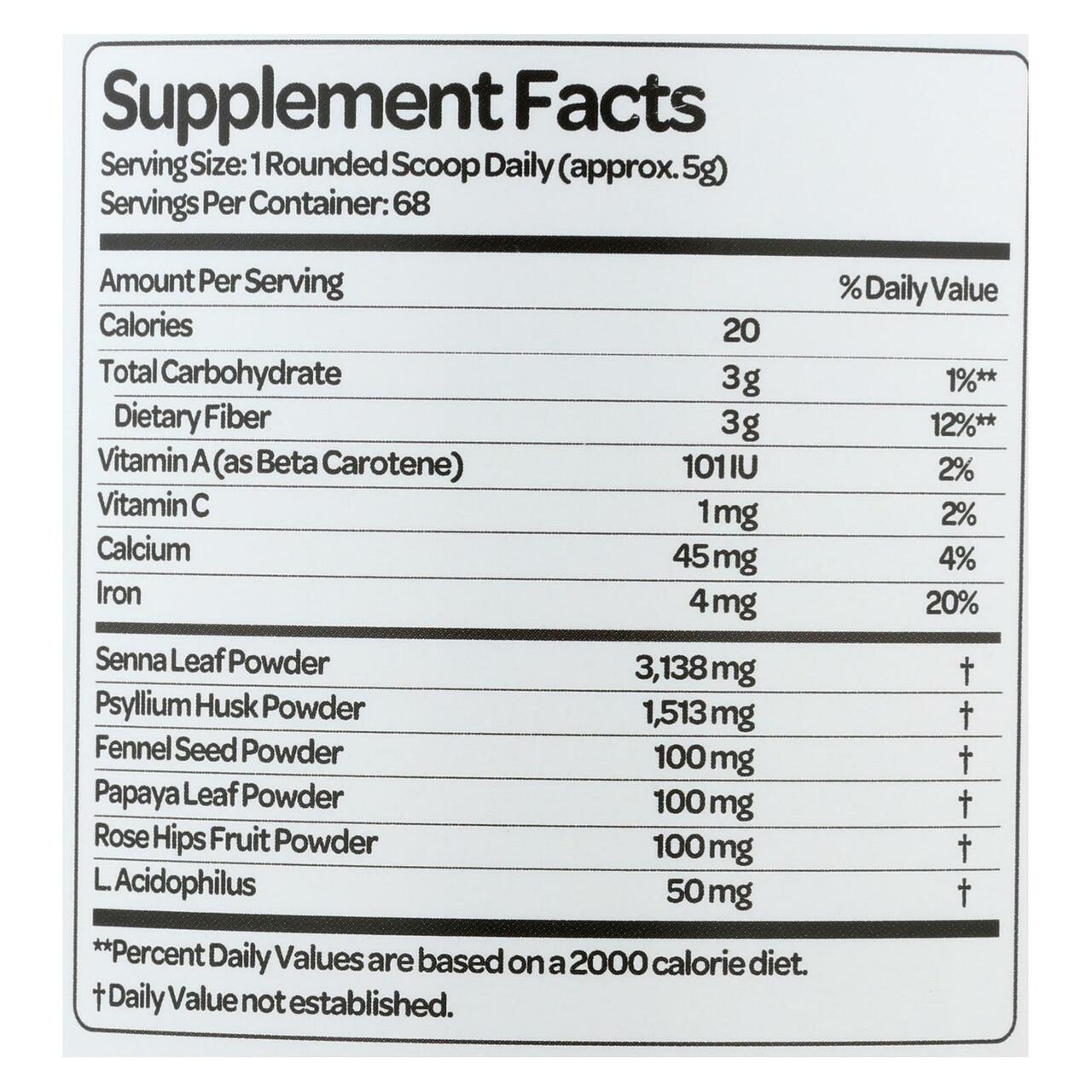 Health Plus Super Colon Cleanse Powder