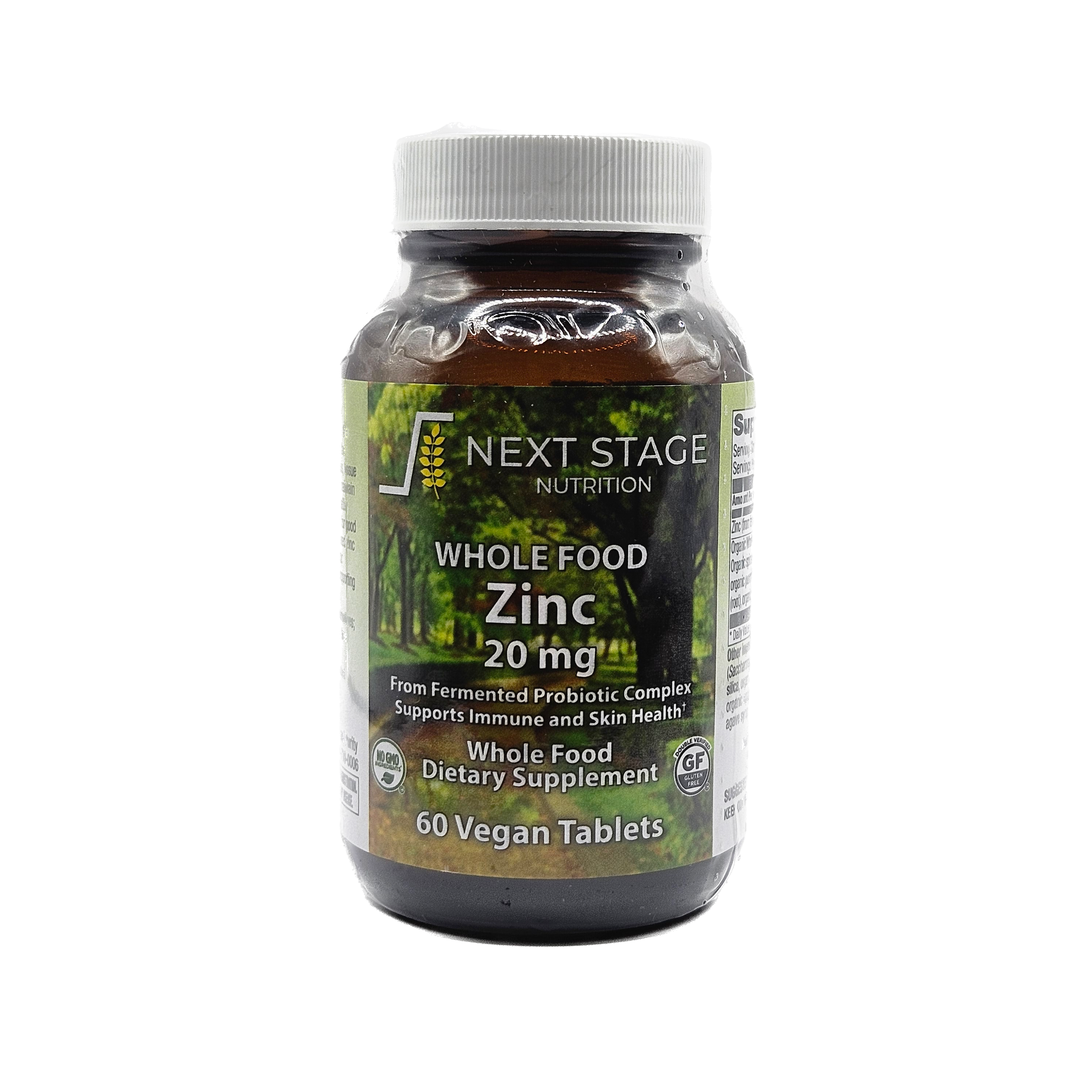Next Stage Zinc alimentaire entier 20 mg