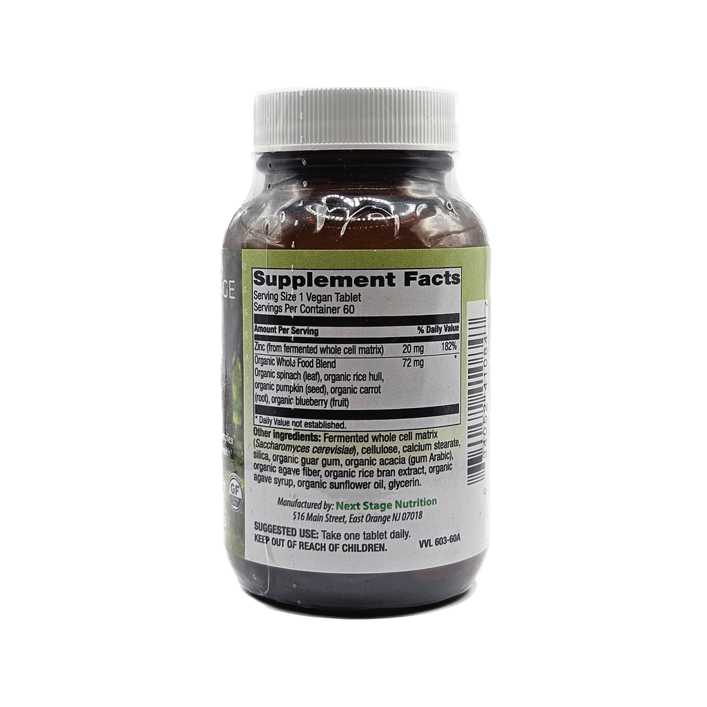 Next Stage Whole Food Zinc 20 mg