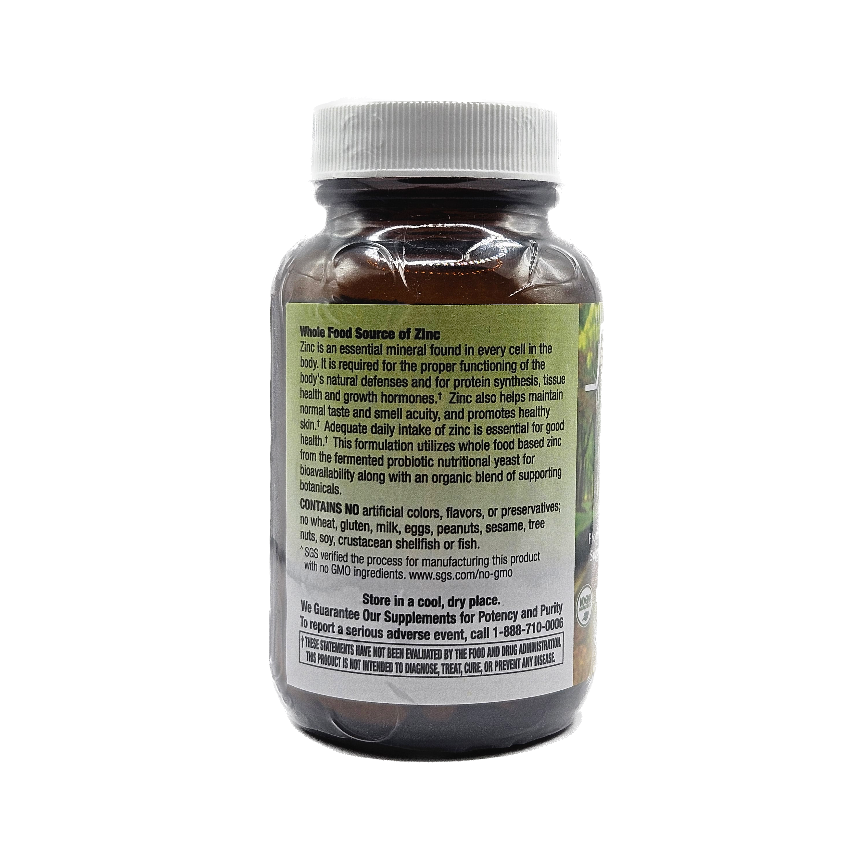 Next Stage Zinc alimentaire entier 20 mg