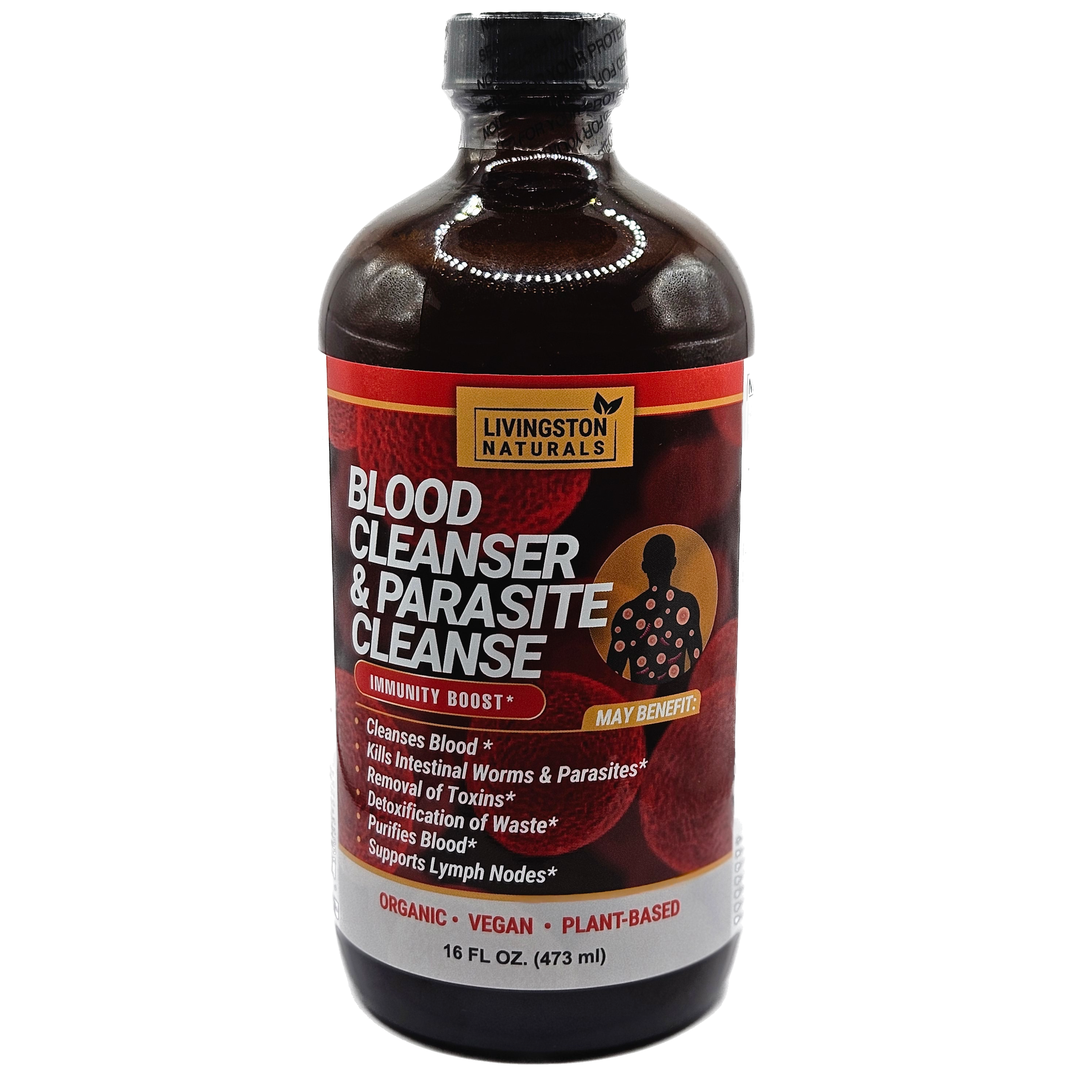 Livingston Naturals Blood Cleanser & Parasite Cleanse 16 fl oz