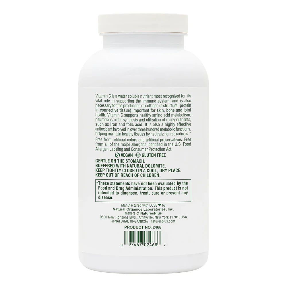 Natures Plus Vitamine C à Croquer Goût Orange 1000 mg