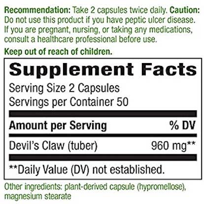 Griffe du Diable Nature's Way