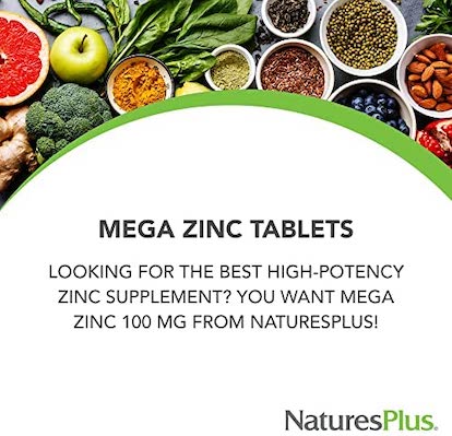 Natures Plus Mega Zinc 100 mg