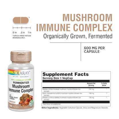 Solaray Complexe Immunité Champignons
