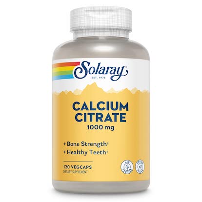 Solaray Citrate de Calcium 1000mg