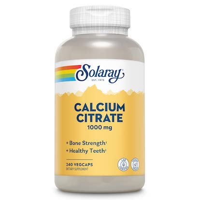 Solaray Citrate de Calcium 1000mg