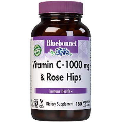 Bluebonnet Vitamine C-1000 mg et Cynorrhode