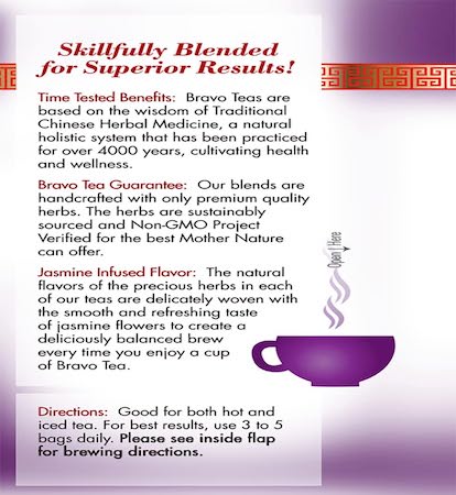 Tisane Bravo Tea pour la santé du cholestérol