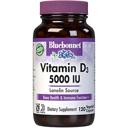Bluebonnet Vitamine D3 5000 UI (125 mcg)