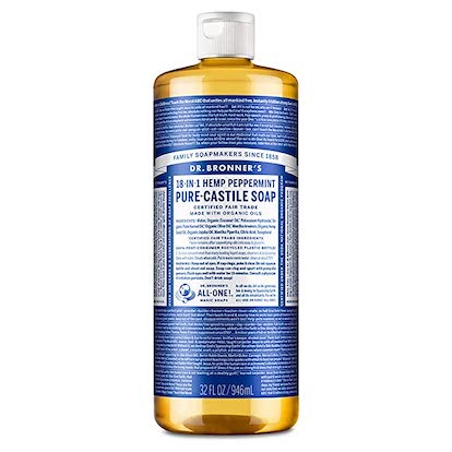 Savon de Castille pur à la menthe poivrée Dr. Bronner's