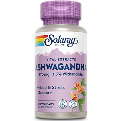 Solaray Ashwagandha Root Extract Capsules