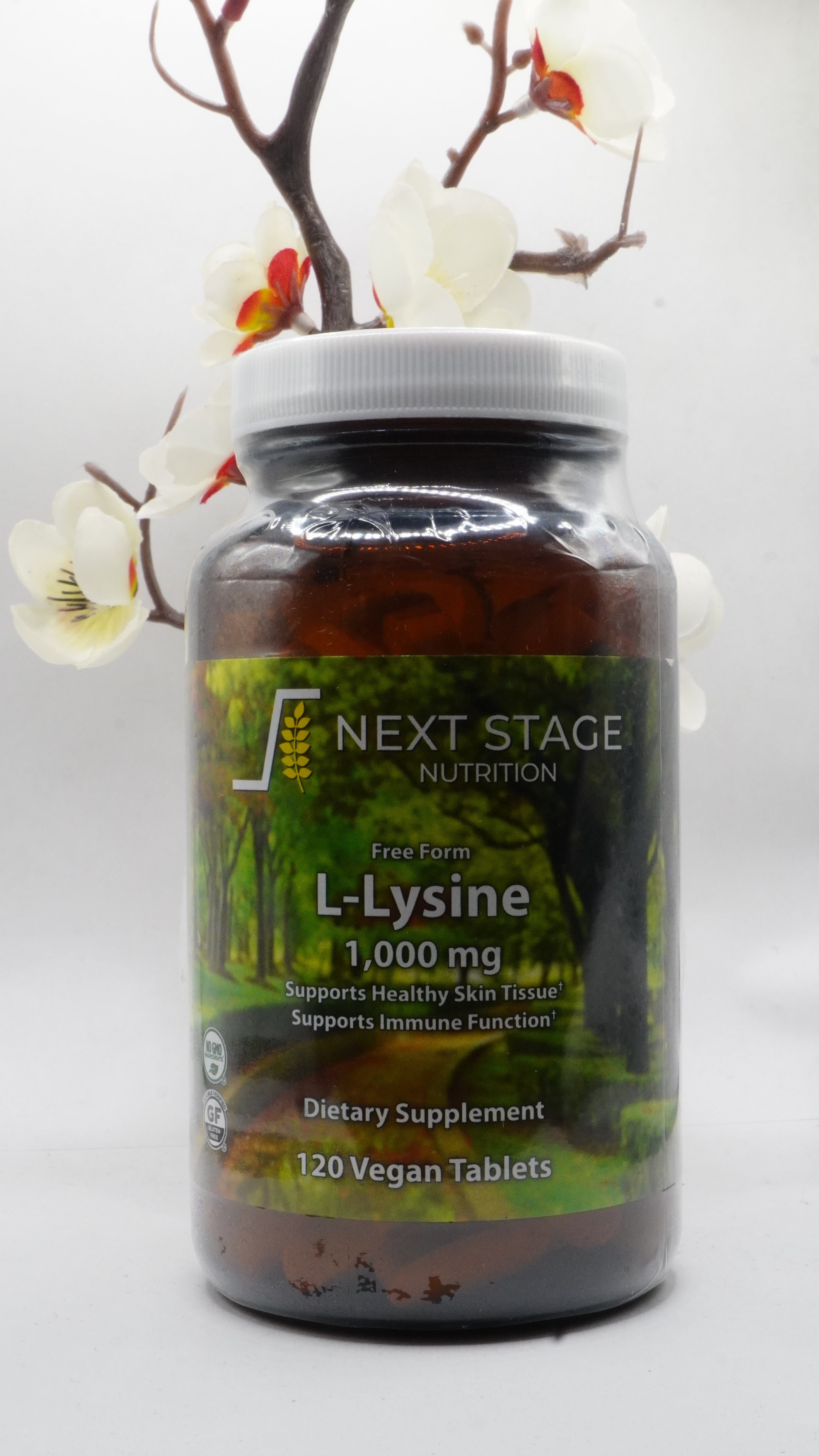 Next Stage L-Lysine 1 000 mg 120 comprimés végétaliens