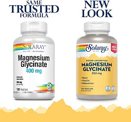 Solaray Magnésium Glycinate 350 mg