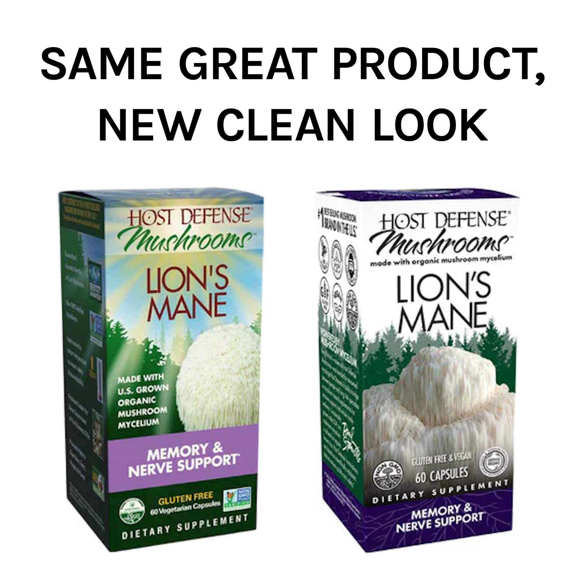 Host Defense Lion's Mane 60 Capsules