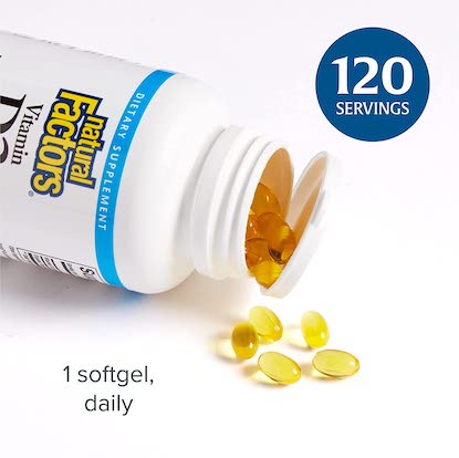 Natural Factors Vitamin D3 50 mcg (2000 IU)