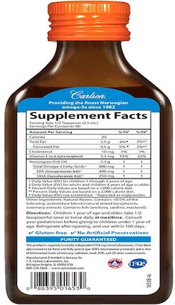 Carlson Kid's Norwegian The Very Finest Fish Oil 6.7 fl oz