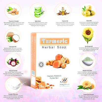 Savon Herbal au Curcuma Herboganic