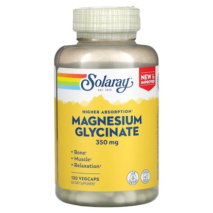 Solaray Magnésium Glycinate 350 mg
