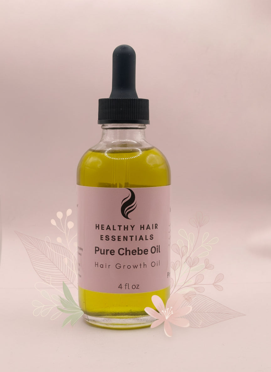 Huile pure de Chébé essentielle pour des cheveux sains