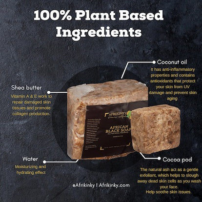 Afrikinky African Black Soap