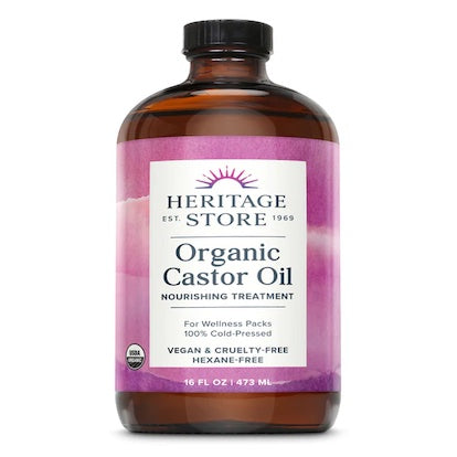 Huile de ricin biologique Heritage Store