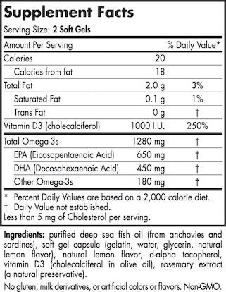 Nordic Naturals Ultimate Omega-D3