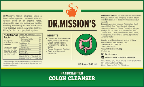 Nettoyant de côlon du Dr Mission