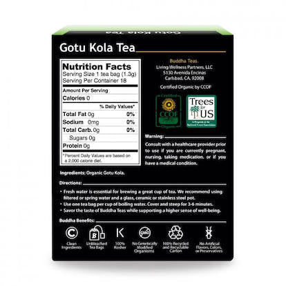 Thé au Gotu Kola Buddha Teas