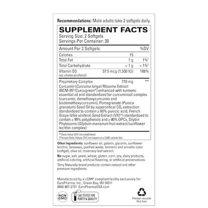 Terry Naturally Healthy PSA Levels