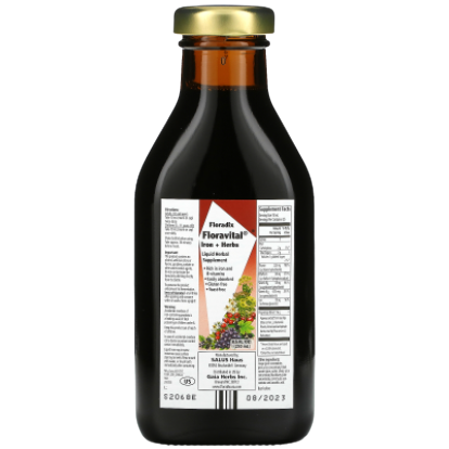 Gaia Floradix Floravital Iron & Herbs Yeast Free