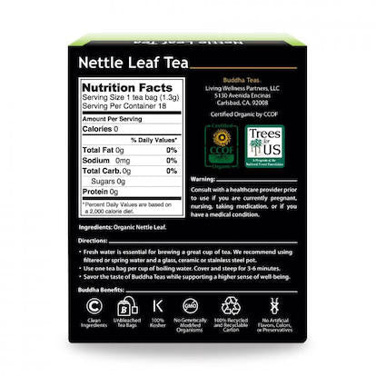 Thé aux feuilles d'ortie Buddha Teas