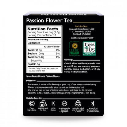 Infusion de Fleur de la Passion Buddha Teas