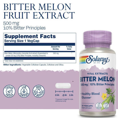 Solaray Melon Amer 500 mg
